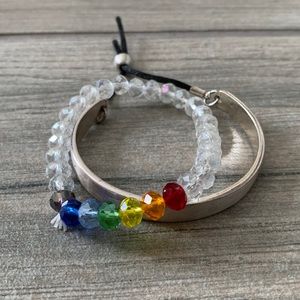 Rainbow bracelet set